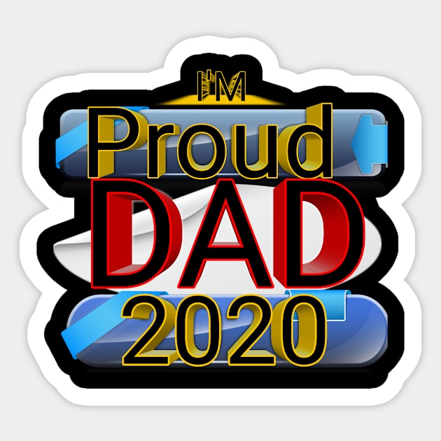 OF A Freaking Dad Sticker by perfect x Shopping